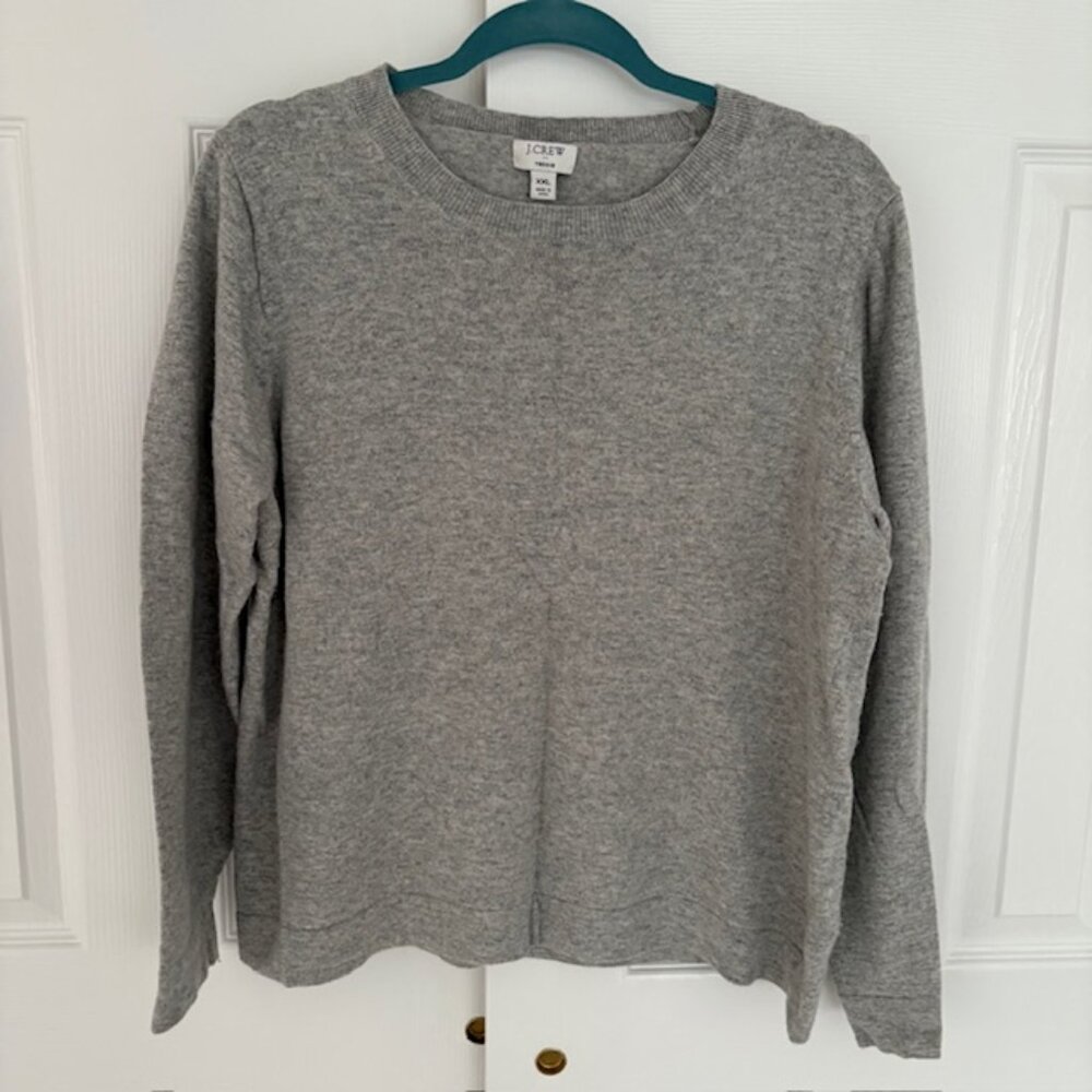 J.Crew Factory Teddie Sweater – Gray, Size XXL